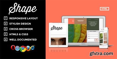 ThemeForest - Shape - Professional HTML Photography Theme - RIP