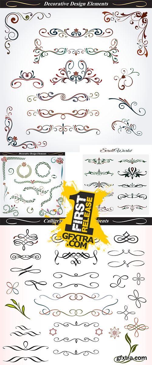 Stock: Collection of decorative design elements