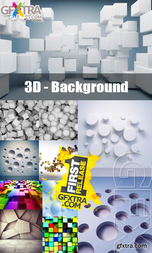 3D Backgrounds 25xJPG