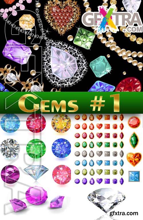 Gems #1 - Stock Vector