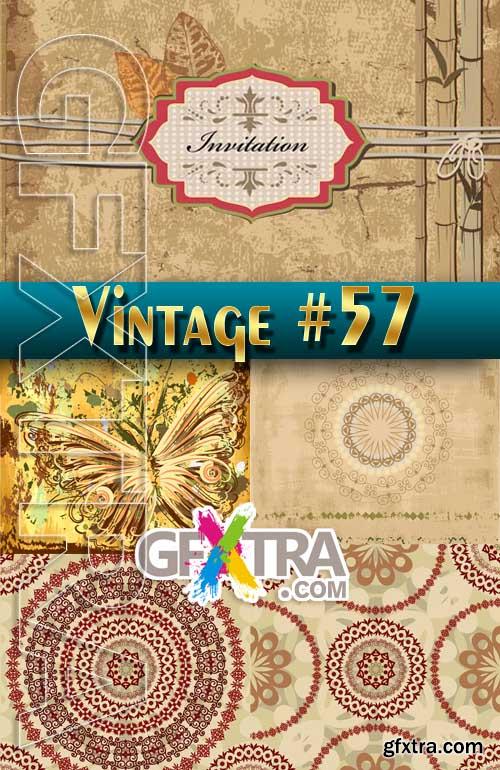 Vintage backgrounds #57 - Stock Vector