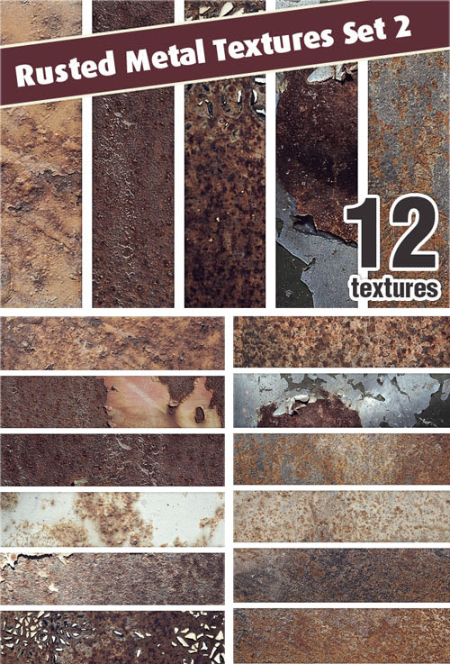 Designtnt - Rusted Metal Textures Set 2