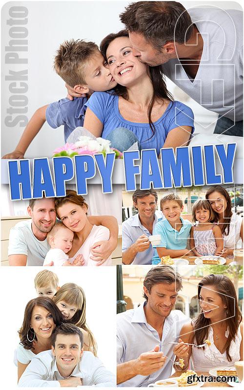 Happy family - UHQ Stock Photo