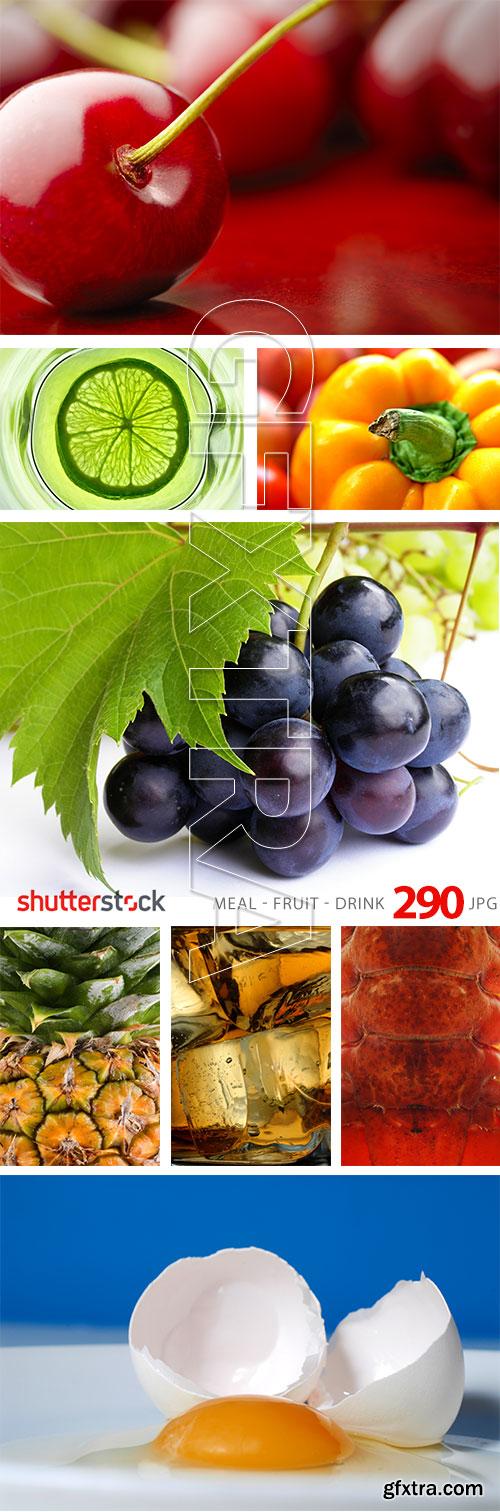 Meal, Fruit, Drinks Stock Images, 290xJPGs