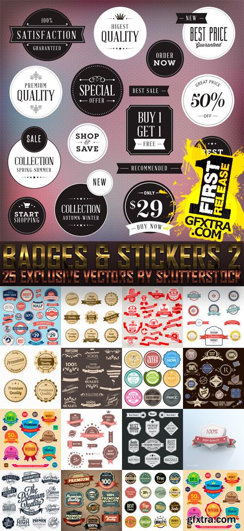Badges & Stickers 2, 25xEPS