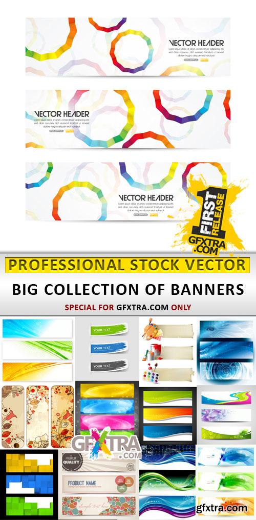 Big Collection of Vector Banners 50xEPS