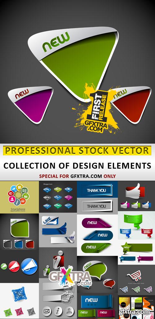 Collection of Vector Design Elements 50xEPS
