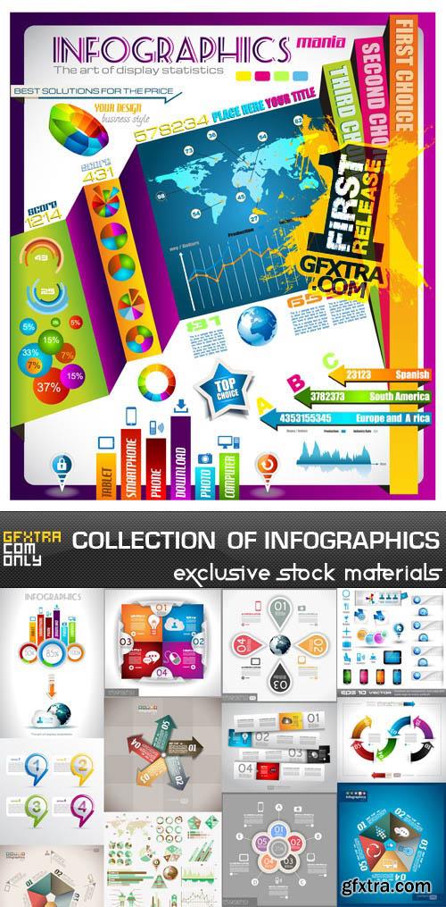 Collection of Infographics 50xEPS