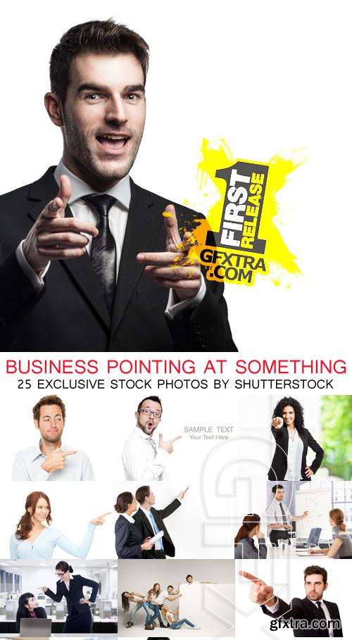 Business Pointing at Something 26xJPG