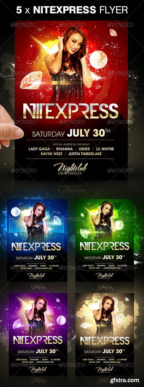 GraphicRiver - Nitexpress Party Flyer