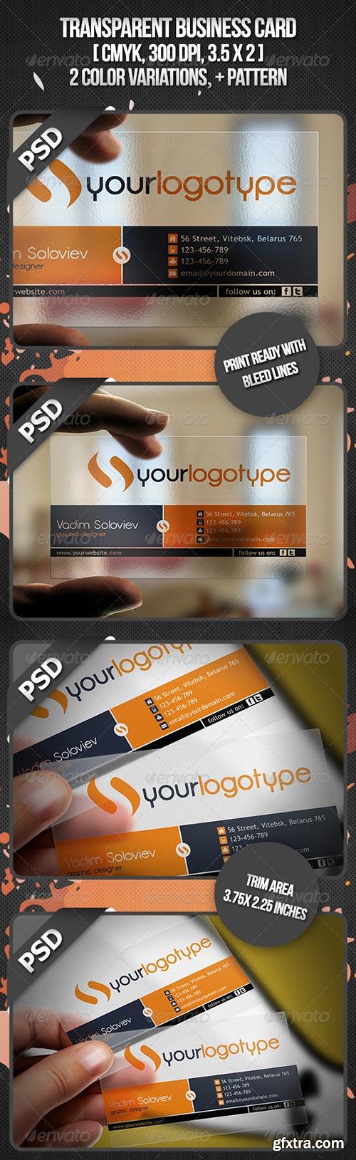GraphicRiver - Transparent Business Card