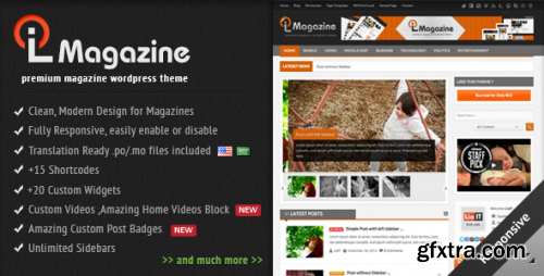 Themeforest - LioMagazine v1.3.0 – Premium WordPress News/Magazine