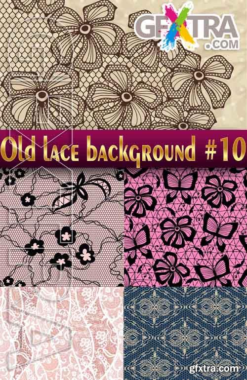 Vintage lace background #10 - Stock Vector