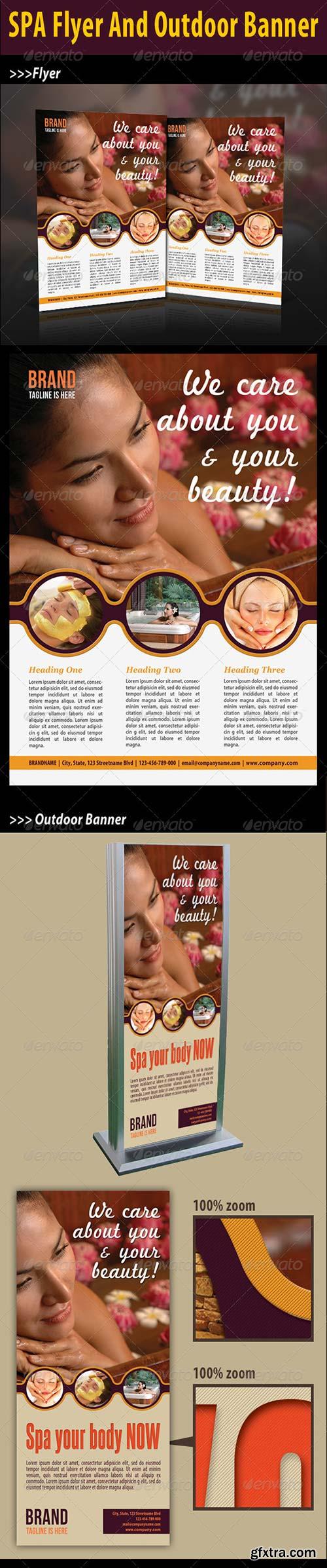 GraphicRiver - SPA Flyer And Outdoor Banner