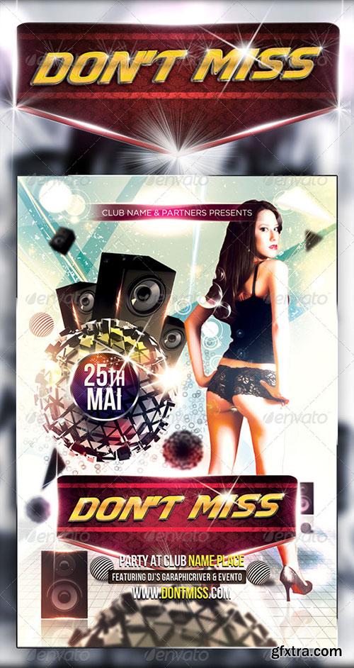 GraphicRiver - Don\'t Miss Party Flyer Template