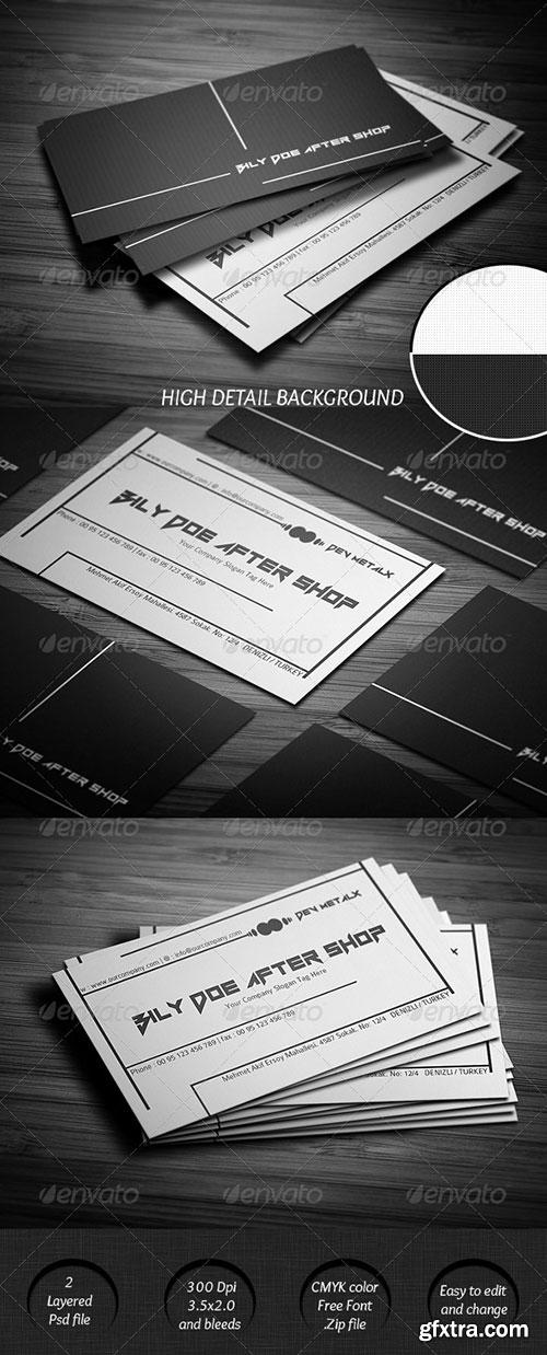 GraphicRiver - After Shop Corporate Business Card
