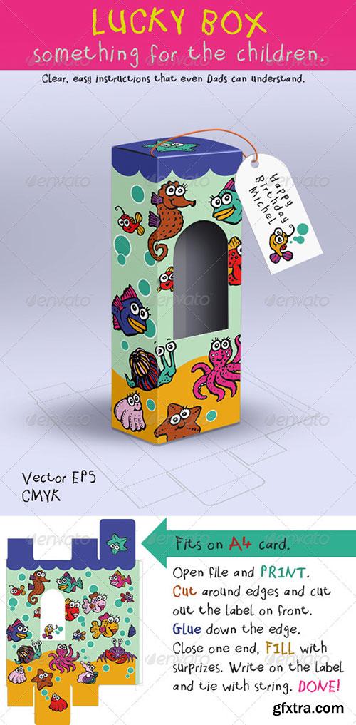 GraphicRiver - Party Box for Children - Kids \'Lucky Gift\'