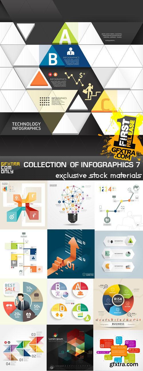 Collection of infographics #7, 25xEPS