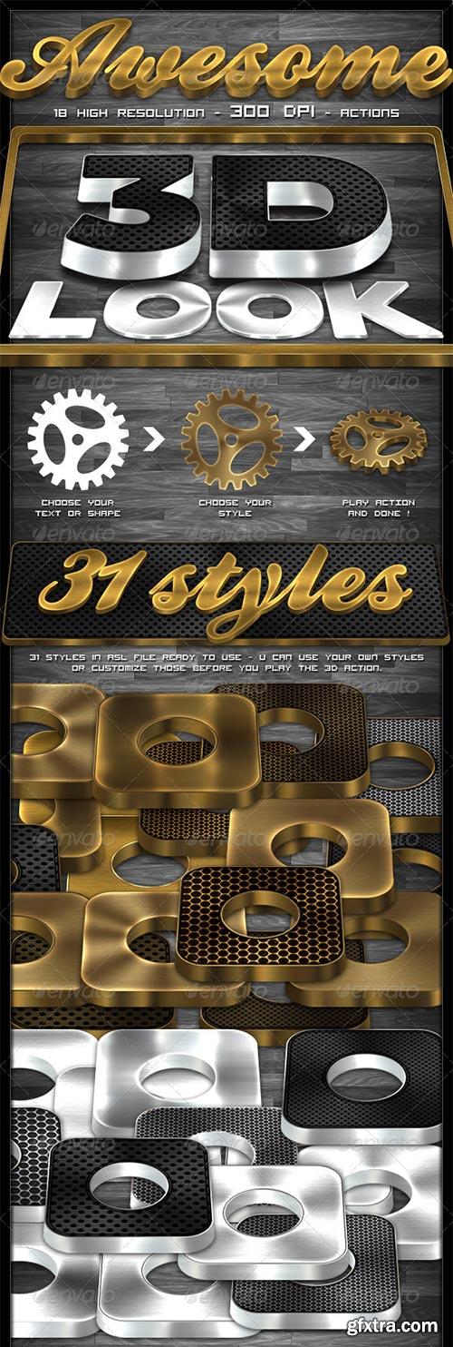 GraphicRiver - 3D Gold And Silver Generator