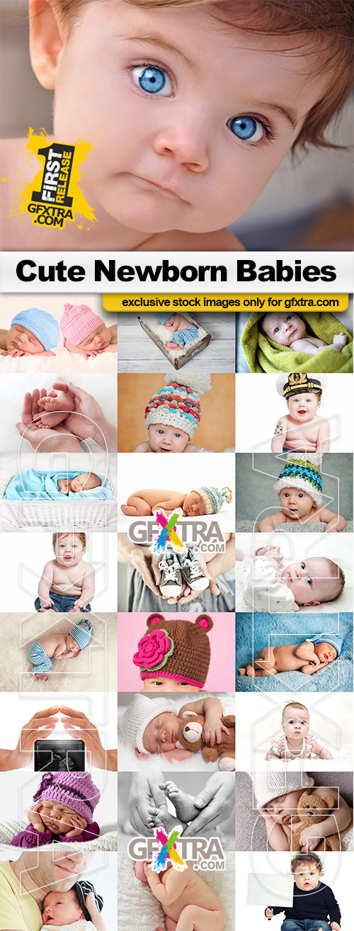 Newborn Babies - 25x JPEGs
