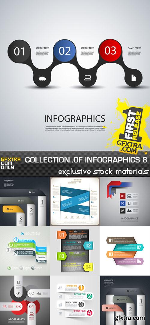 Collection of Infographics Vol.08 25xEPS