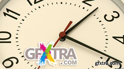 Fast Clock Time Motion Background