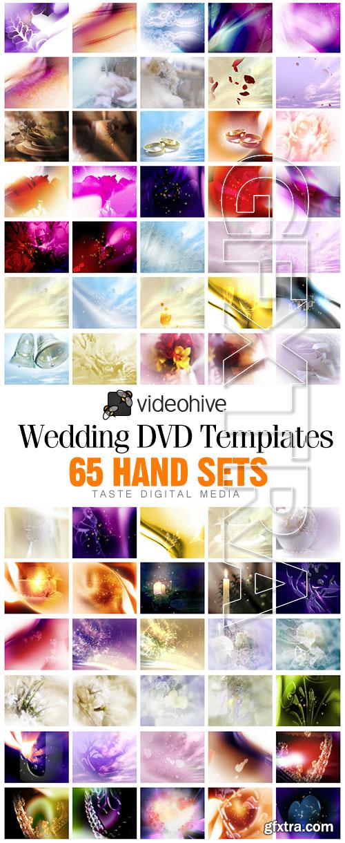 Wedding DVD Templates, 65 Hand Sets