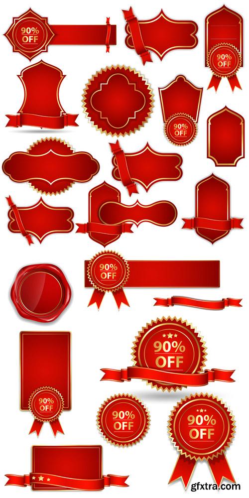 Vector Badge and Labels