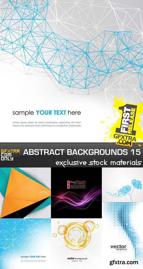 Collection of Vector Abstract Backgrounds #15, 25xEPS