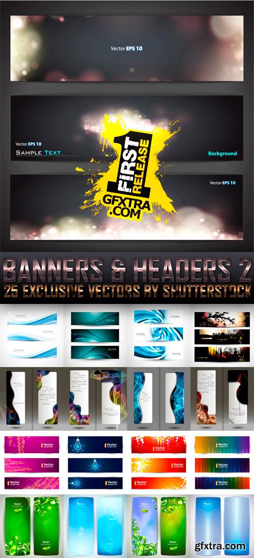 Banners & Headers 2, 25xEPS