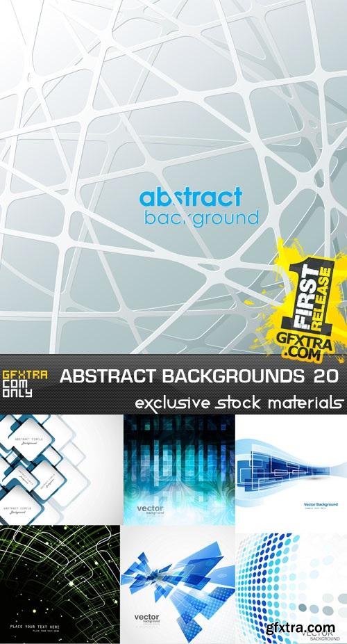 Collection of Vector Abstract Backgrounds #20, 25xEPS