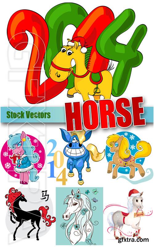 Horse 2014 - Stock Vectors