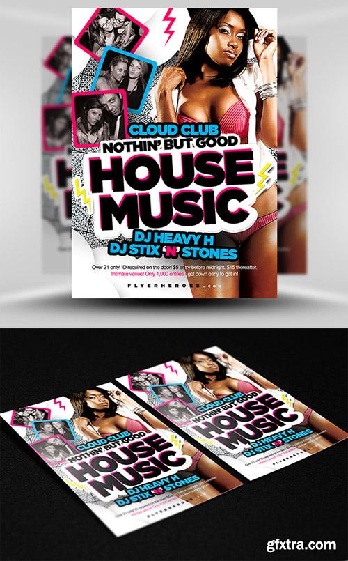House Music Flyer Template
