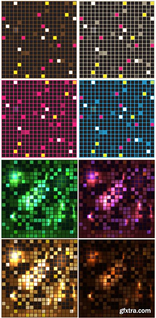 Abstract Mosaic Vector Backgrounds
