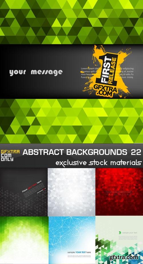 Collection of Vector Abstract Backgrounds #22, 25xEPS