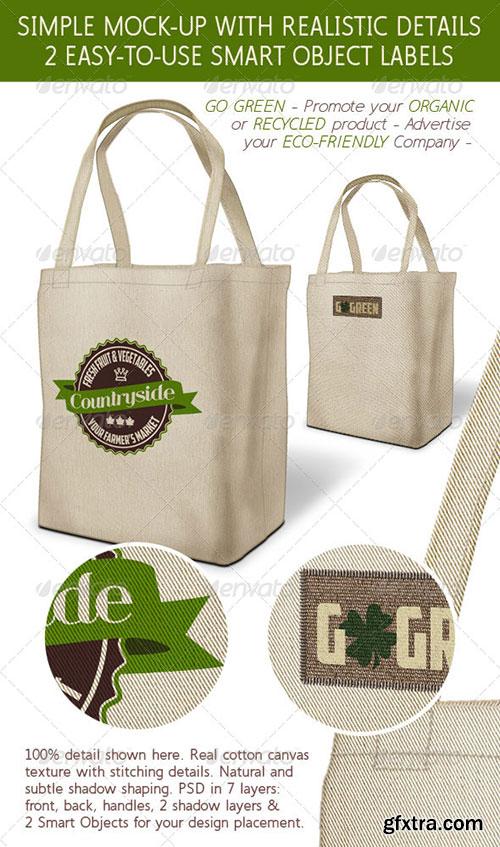GraphicRiver - Shopping Bag. Eco-Friendly Canvas Carrier Mock-up
