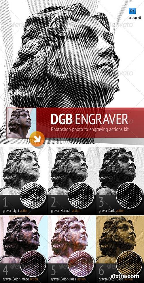 Graphicriver - Engrave Photoshop Actions Kit