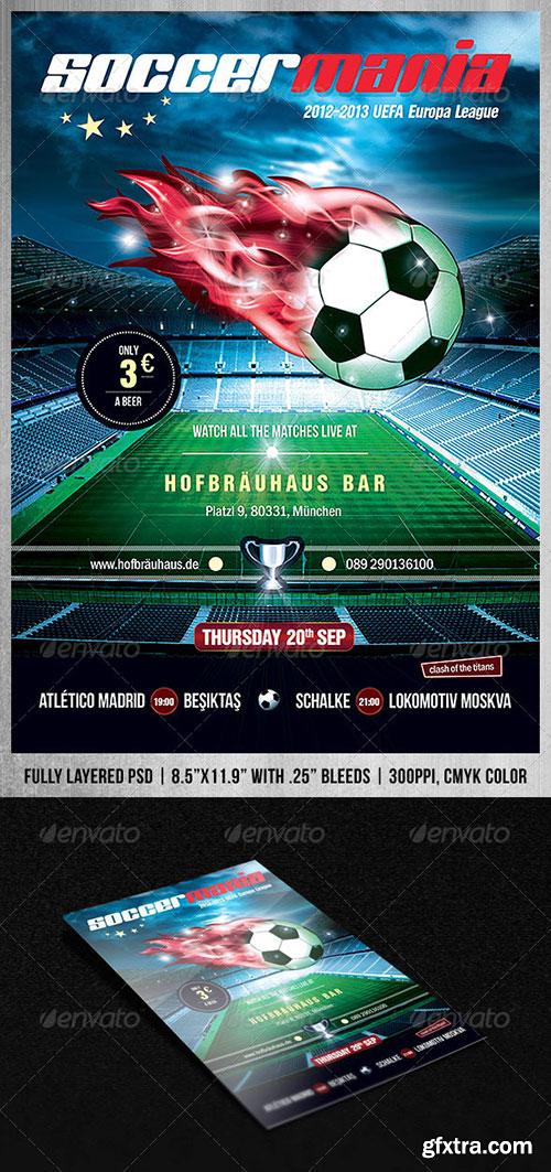 GraphicRiver - EuroMania Football (Soccer) Poster/Flyer