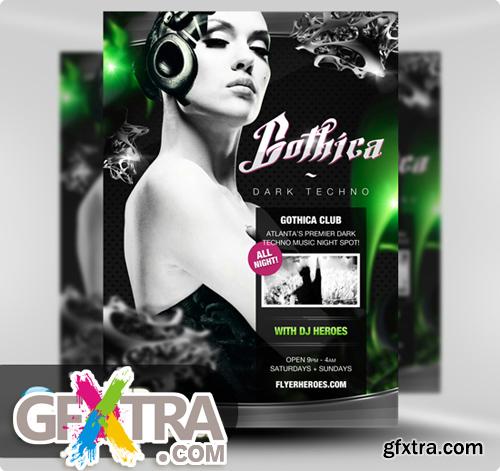 Gothica Flyer Template