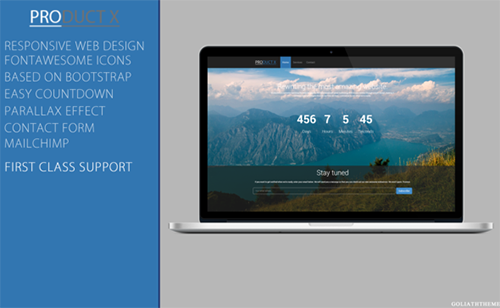 ThemeForest - ProductX - Responsive Coming Soon - RIP