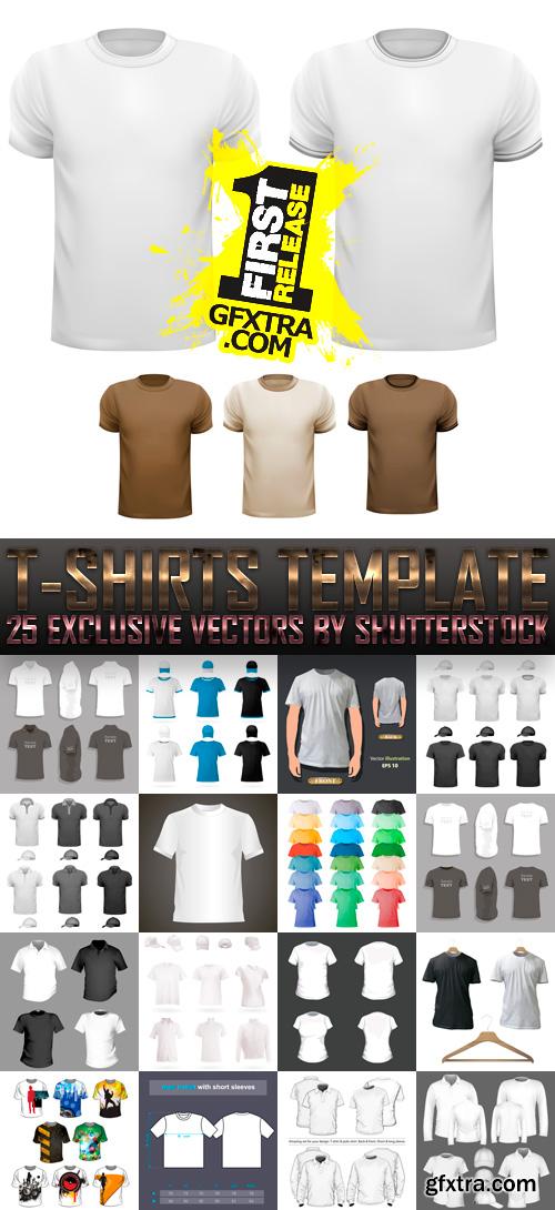 T-Shirts Template 25xEPS