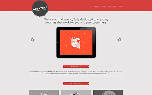WrapBootstrap - Agentrap - Agency Theme
