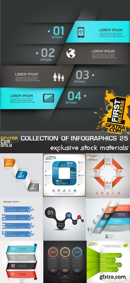 Collection of Infographics #25, 25xEPS