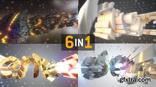 Videohive Sliced Logo Text Element 3d Reveal 4903737
