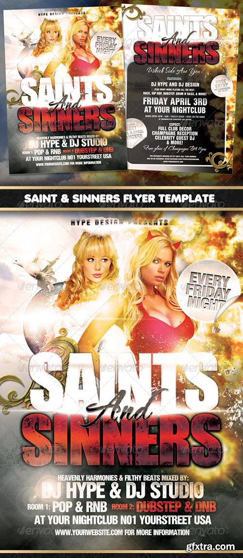 GraphicRiver - Saints & Sinners Flyer Template