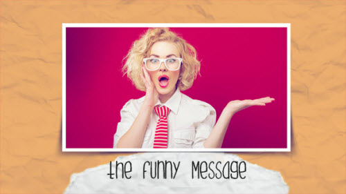 The Funny Message - Apple Motion Template (VideoHive)