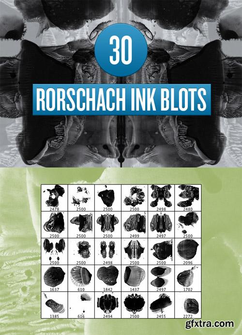Rorschach Inc Blot Photoshop Brushes