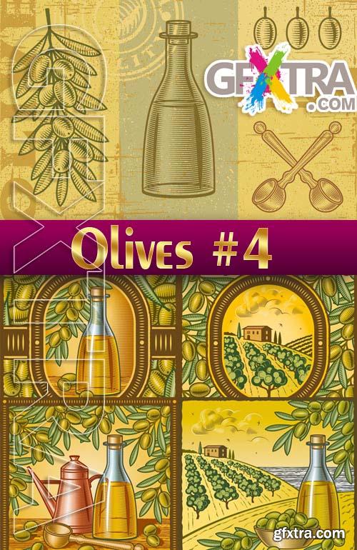 Vector olives #1 - Stock Vector