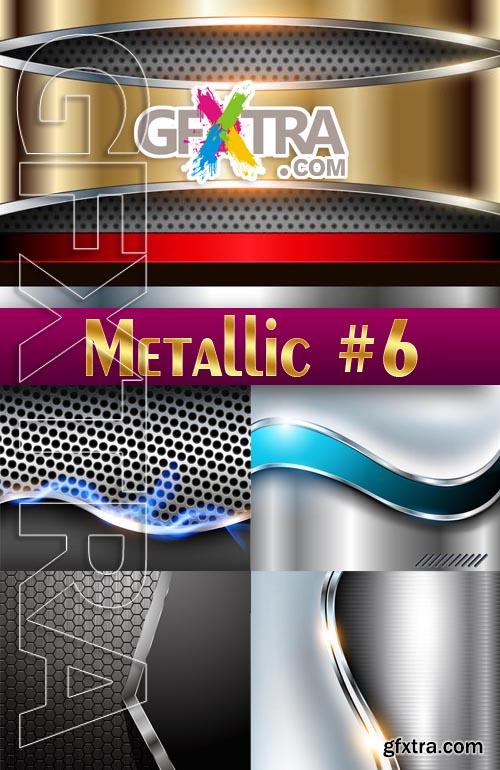 Metallic Backgrounds #6 - Stock Vector