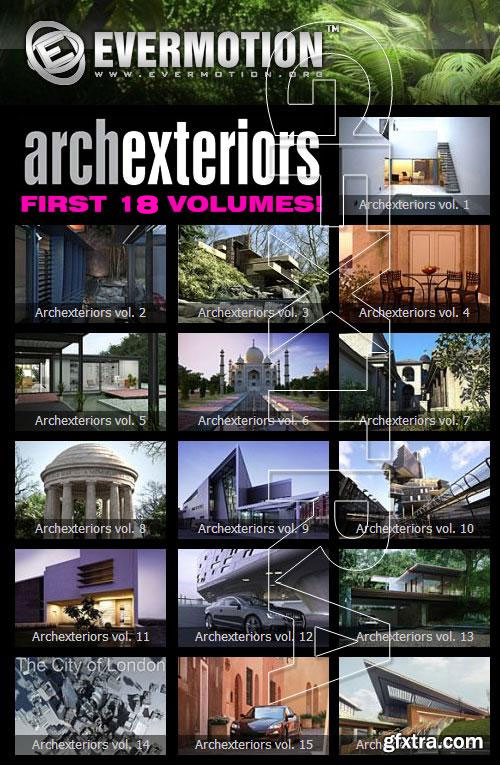 Evermotion - Archexteriors Full Pack, 18 Volumes!